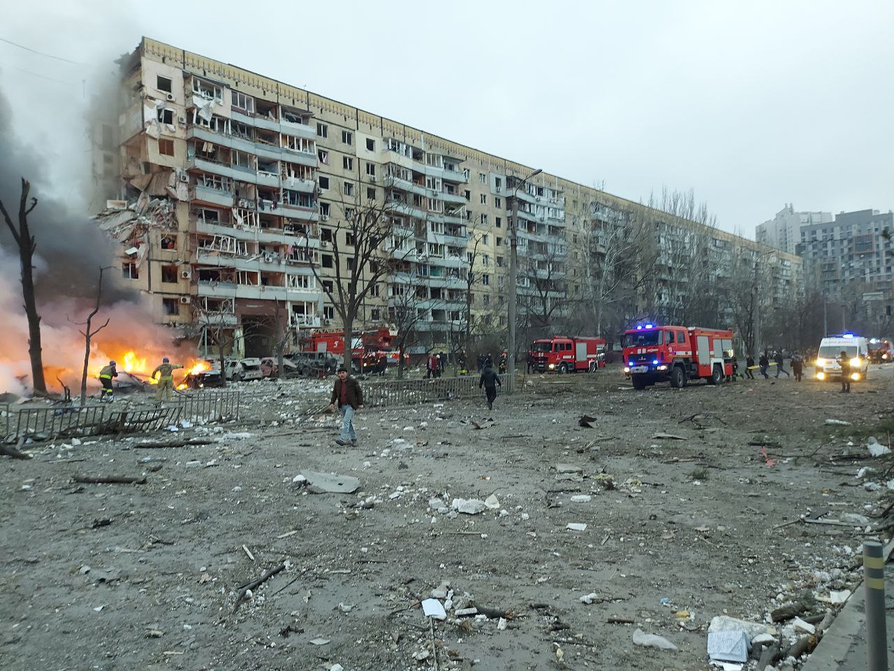 Обстріл Дніпро 14 січня 2023