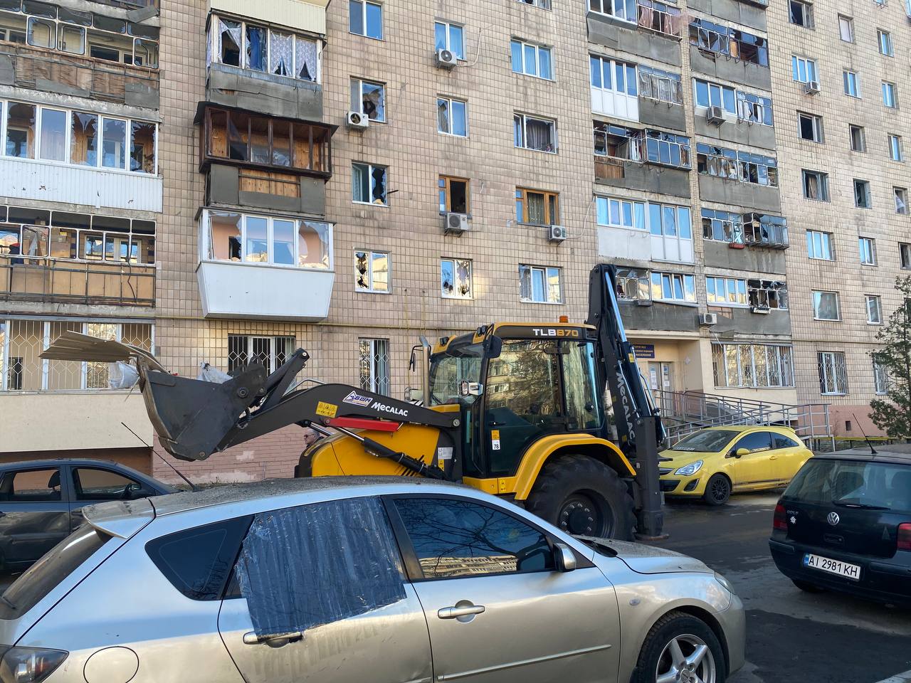 Наслідки ударів російських ракет та БпЛА по Броварах 14 березня 2026 року