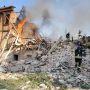 Наслідки авіаудару росіян по школі в Білогорівці 7 травня 2022 року