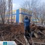Наслідки ударів росіян з РСЗВ по Покровську 15 лютого 2023 року