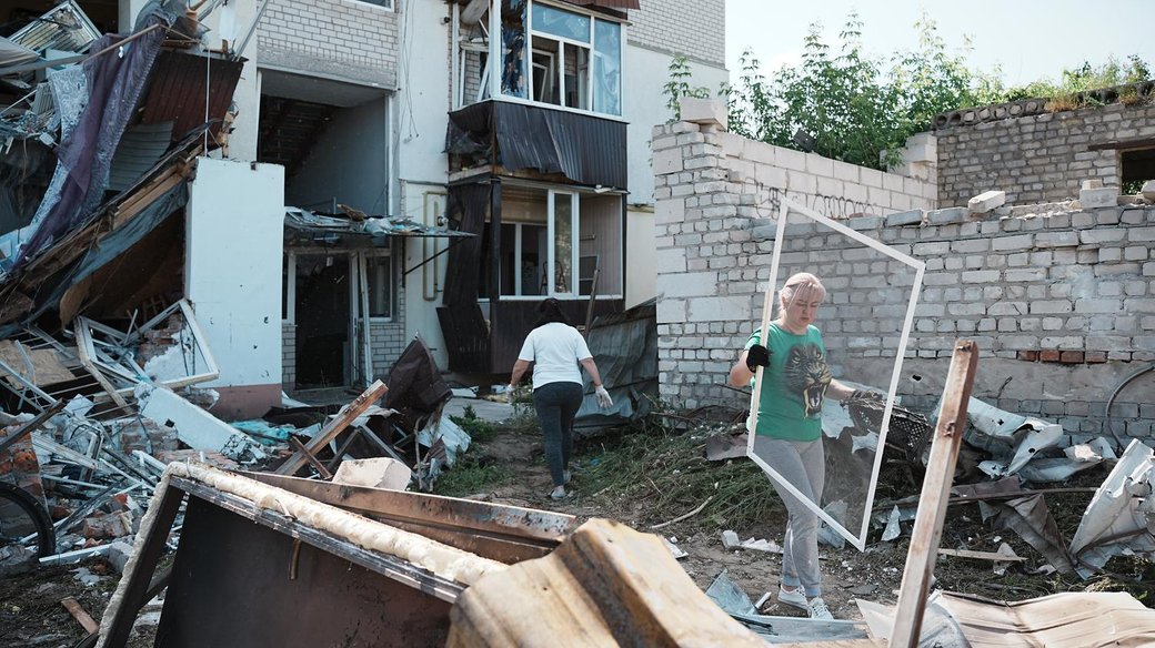 Наслідки ракетного удару росіян по Чугуєву 9 червня 2026 року