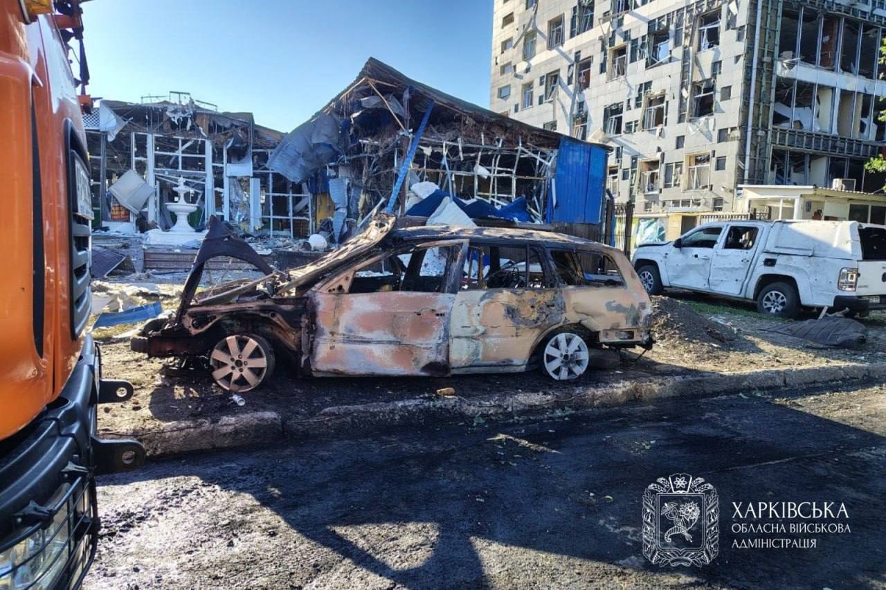 Наслідки ракетного удару росіян по Чугуєву 9 червня 2026 року