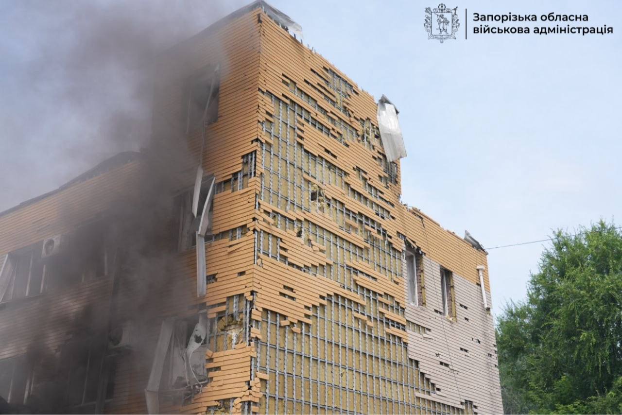 Наслідки авіаударів росіян по Запоріжжю 25 липня 2026 року